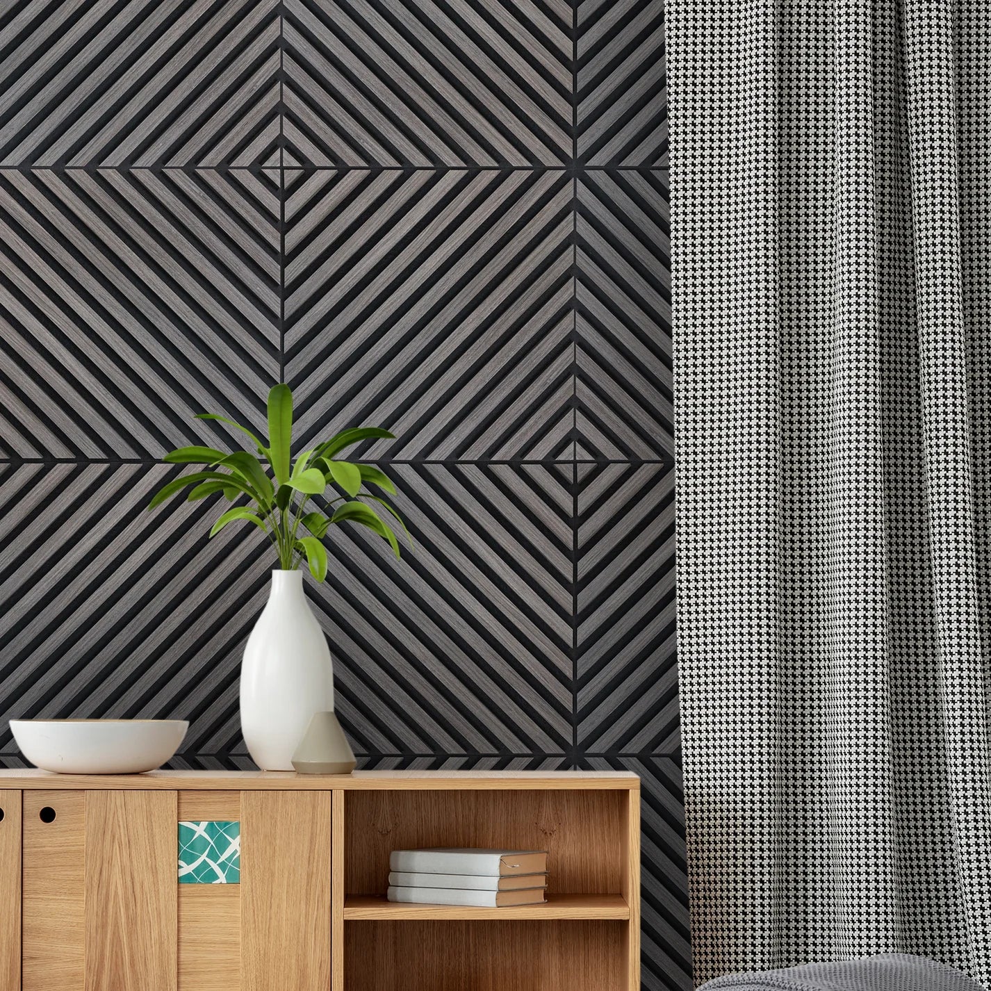 ACOUSTICA SQUARE DIAGONAL Panels | Premium Soundproofing & Interior Decor | 21.75” x 21.75” | Covers 3.28 sq. ft.