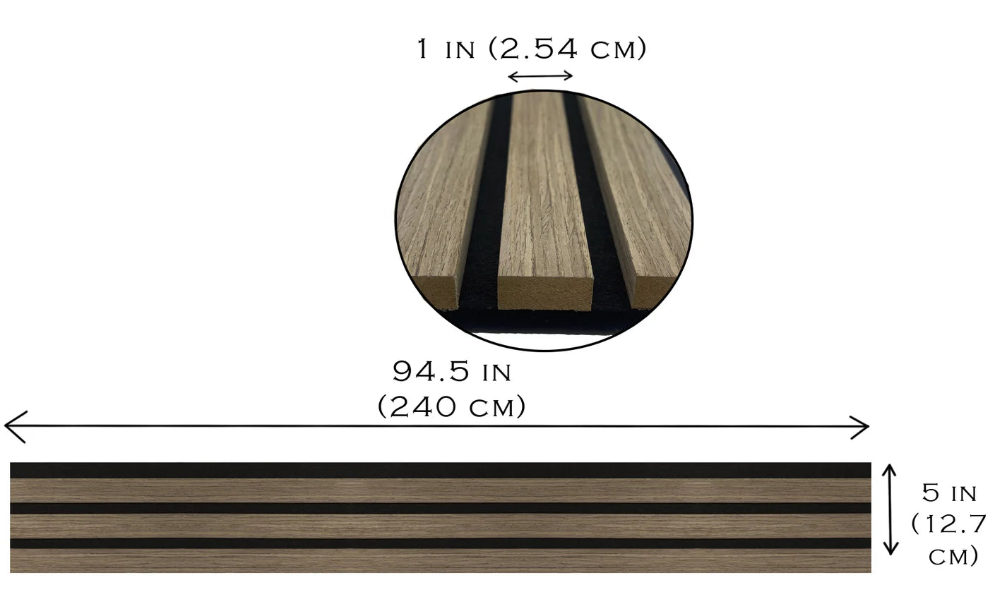 ACOUSTICA Wood Slat Wall Soundproof Panels