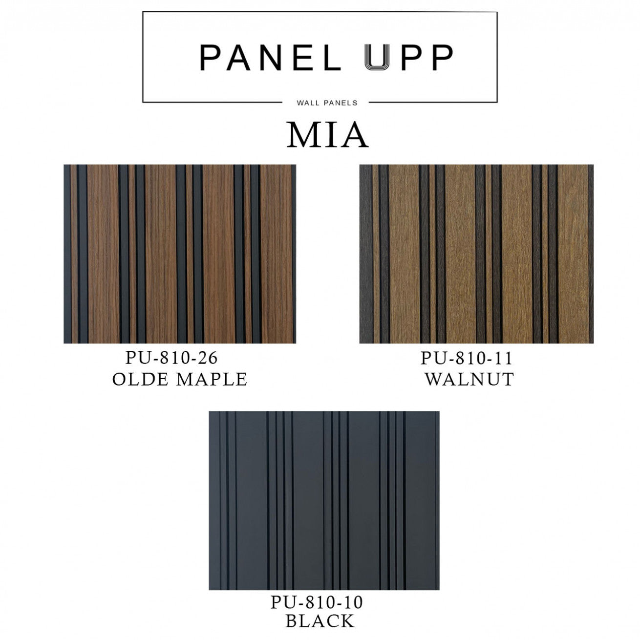 Panel Upp Wall Panels - MIA Collection